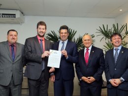 Prefeito Douglas Fontana esteve novamente na Capital Federal buscando recursos para o Município.