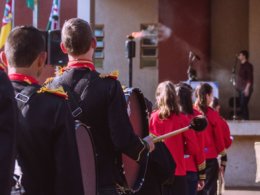 Solenidade de abertura da Semana da Pátria aconteceu na manhã desta sexta-feira, 01, no Largo da Prefeitura Municipal.