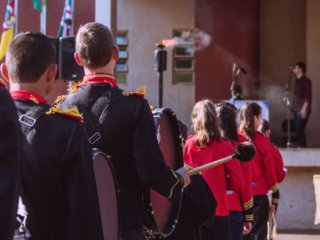 Solenidade de abertura da Semana da Pátria aconteceu na manhã desta sexta-feira, 01, no Largo da Prefeitura Municipal.
