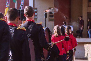 Solenidade de abertura da Semana da Pátria aconteceu na manhã desta sexta-feira, 01, no Largo da Prefeitura Municipal.