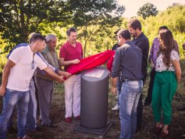 Lançamento da Pedra Fundamental do Complexo Esportivo.