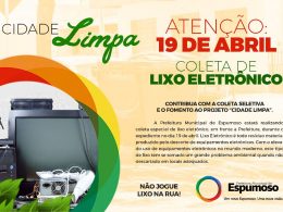 LIXO ELETRÔNICO – 19 de Abril terá recolhimento especial.