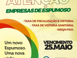 Empresário local, fique atento ao vencimento das taxas de Vistoria!