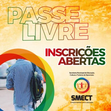 CADASTRO DO PASSE LIVRE INICIOU NO DIA 22 DE AGOSTO DE 2018.