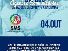 SMS parabeniza todos os Agentes Comunitários.