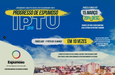 IPTU | Últimas dias para pagamento com DESCONTO DE 20%