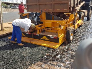 OBRAS I Espumoso inicia a produção própria de asfalto