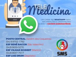 SAUDE I Novas diretrizes da SMS de Espumoso para prevenção ao coronavirus