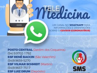 SAUDE I Novas diretrizes da SMS de Espumoso para prevenção ao coronavirus