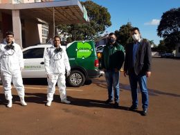 ADMINISTRAÇÃO I Prefeito Douglas Fontana acompanhou de perto trabalho de sanitização