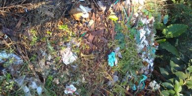 VIGILÂNCIA SANITÁRIA I Descarte ilegal de lixo encontrado no centro da cidade