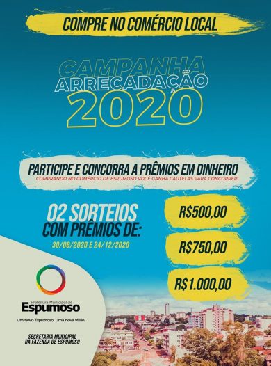 FAZENDA I Os prêmios do primeiro sorteio da Campanha de Arrecadação 2020 foram entregues