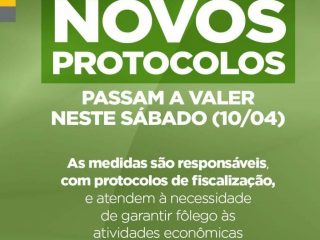 CORONAVÍRUS I Confira as regras do novo decreto que está valendo a partir desta semana