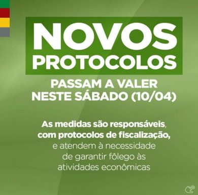 CORONAVÍRUS I Confira as regras do novo decreto que está valendo a partir desta semana