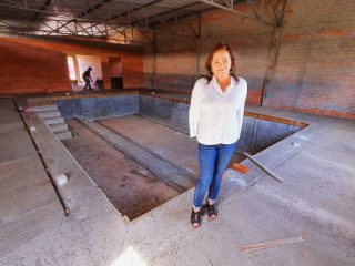 ASSISTÊNCIA SOCIAL I Obras das piscina térmica estão adiantadas