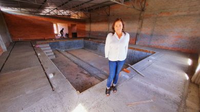 ASSISTÊNCIA SOCIAL I Obras das piscina térmica estão adiantadas