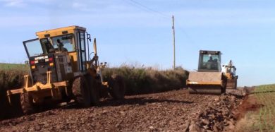 Estrada que liga Espumoso/Mormaço está em obras