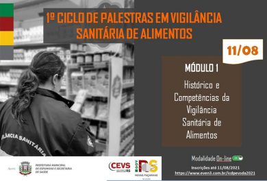 SMS e CEVS promovem 1º Ciclo de Palestras em Vigilância Sanitária
