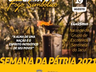 Espumoso recebe hoje Fogo Simbólico da Pátria