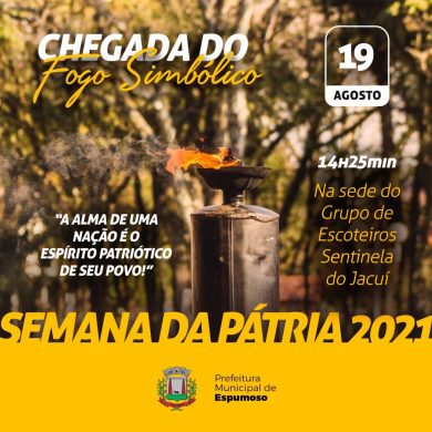 Espumoso recebe hoje Fogo Simbólico da Pátria