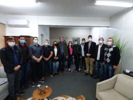 Dep. Afonso Motta visita Espumoso
