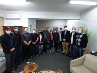 Dep. Afonso Motta visita Espumoso
