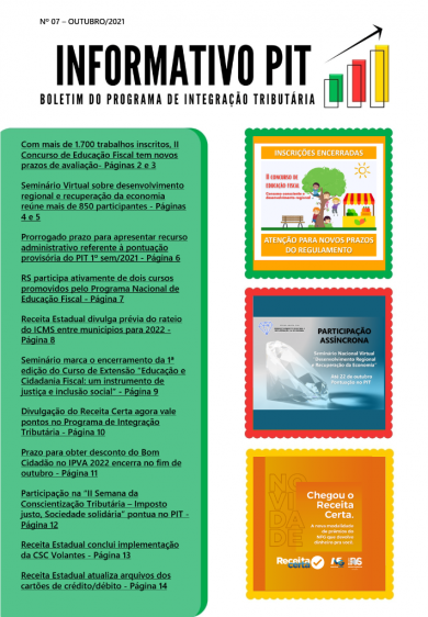 Informativo PIT nº 7 – Outubro/2021