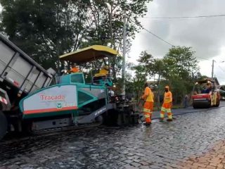 Iniciada mais uma etapa de pavimentação em Espumoso