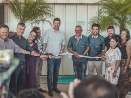 Empresa Pamparáfia inaugura filial em Espumoso