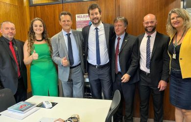 Prefeito, secretários e vereador estão em visita a Brasília