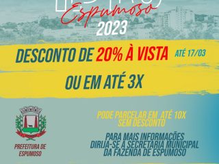 IPTU: Pagamento à vista terá 20% de desconto