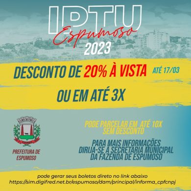 IPTU: Pagamento à vista terá 20% de desconto