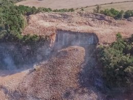Detonada mais uma pedreira em Espumoso