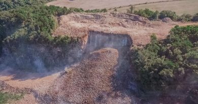 Detonada mais uma pedreira em Espumoso
