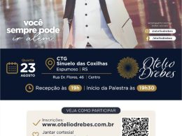 Espumoso terá palestra show com Otelio Debres
