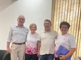 Liga Feminina de Combate ao Câncer de Espumoso visita a Administração Municipal