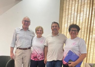 Liga Feminina de Combate ao Câncer de Espumoso visita a Administração Municipal