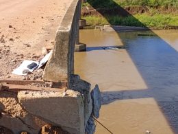 Parecer técnico da ponte sobre o Rio Butiá, na localidade do Pontãozinho leva a interromper trânsito para veículos pesados
