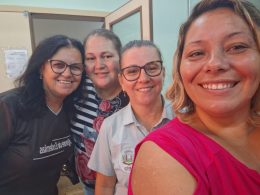 Espumoso presente na capacitação na 6ª CRS sobre monitoramento de ovitrampas