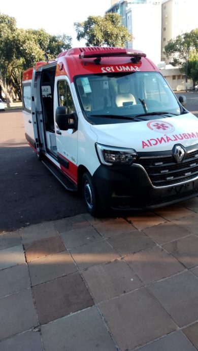 SAMU de Espumoso recebe nova ambulância