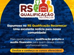 Espumoso foi incluído no programa RS Qualificação Recomeçar
