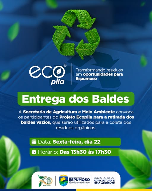 Projeto Ecopila -Transformando resíduos em oportunidades para Espumoso